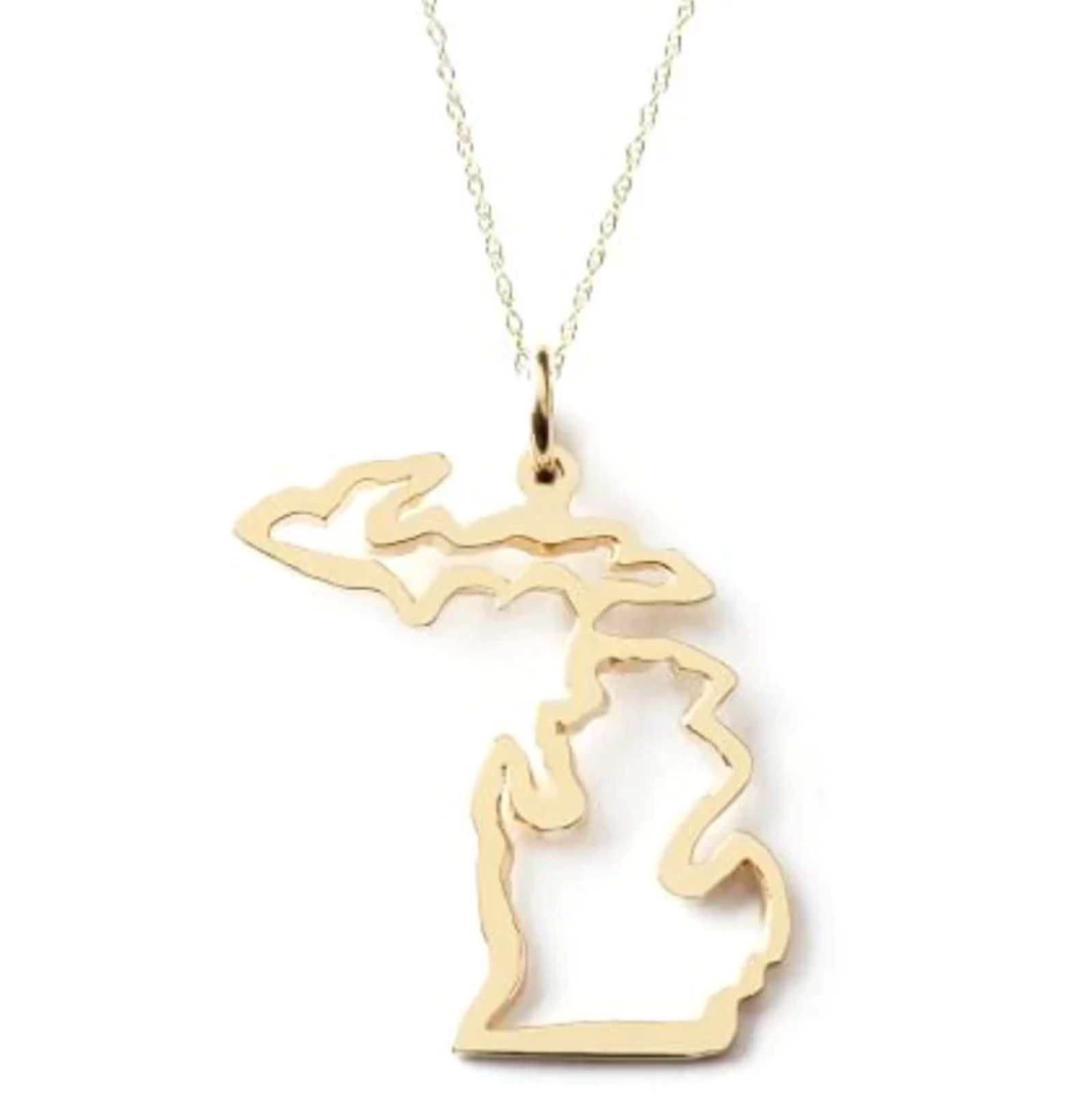 Michigan State Necklace, , large