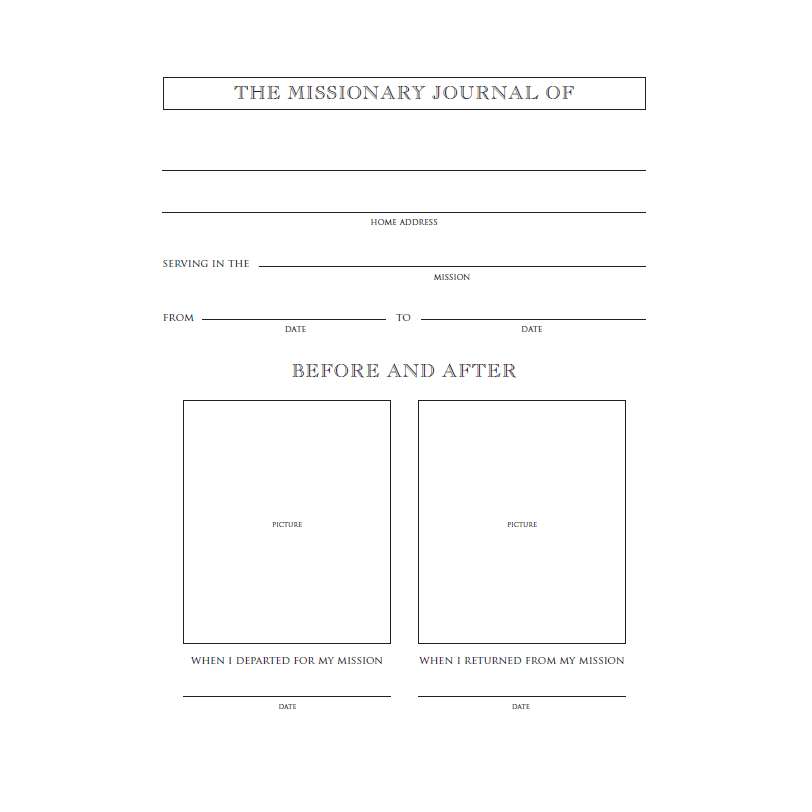 Called to Serve Missionary Hardcover Journal, , large image number 4