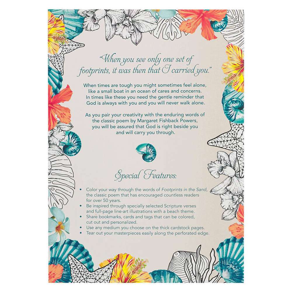 Footprints in the Sand Coloring Book, , large image number 7