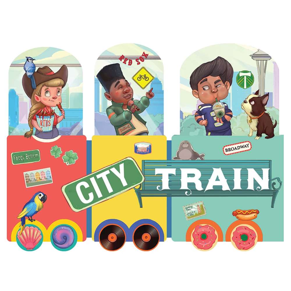 City Train: An Activity Board Book, , large image number 0