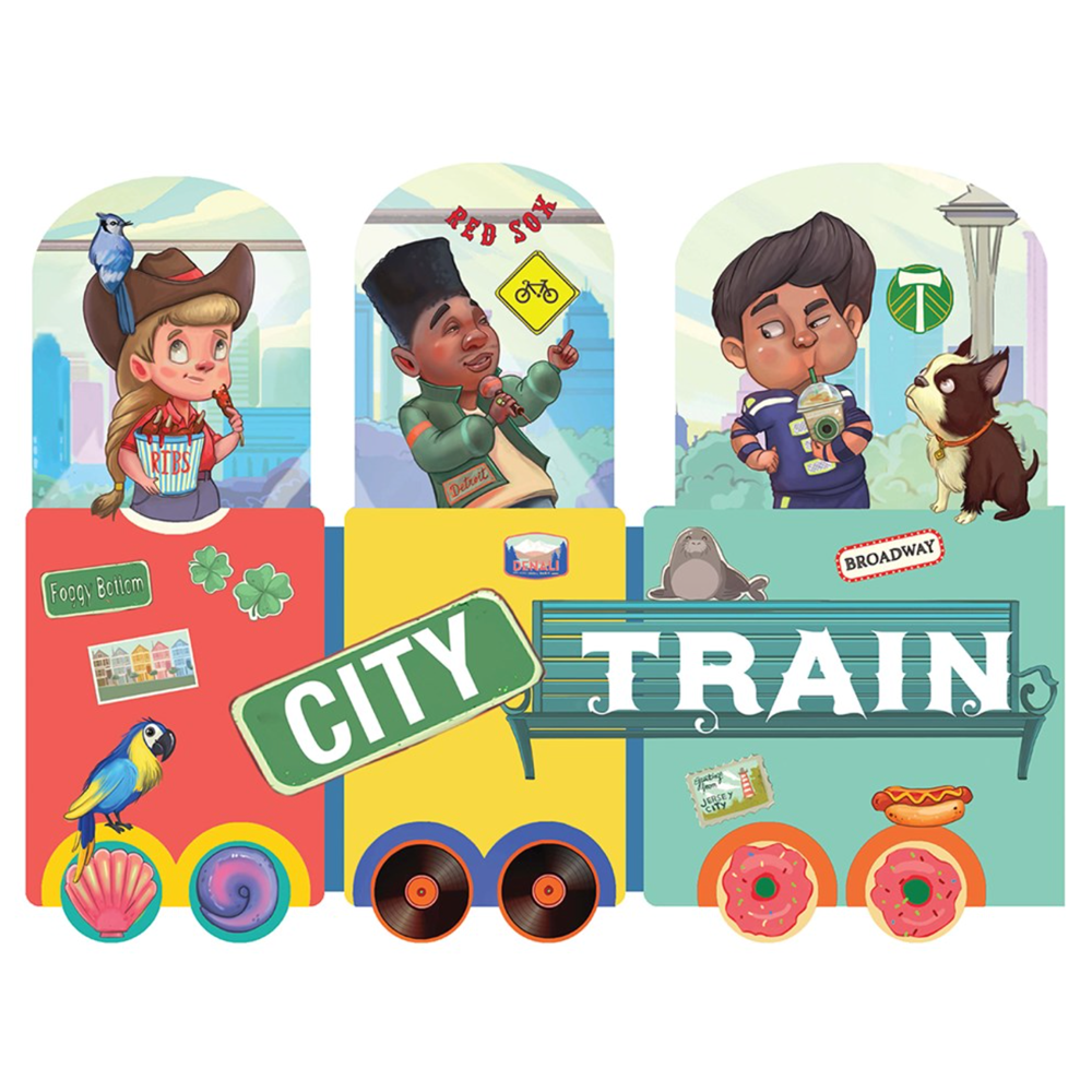 City Train: An Activity Board Book, , large image number 0