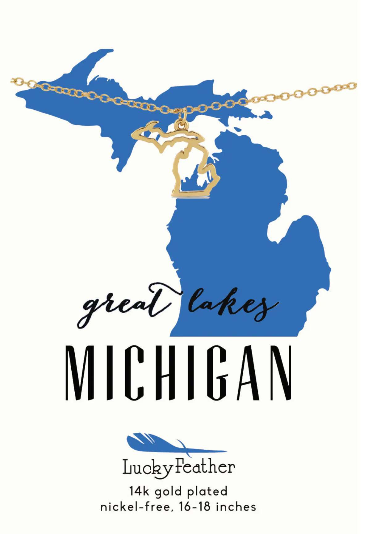 Michigan State Necklace