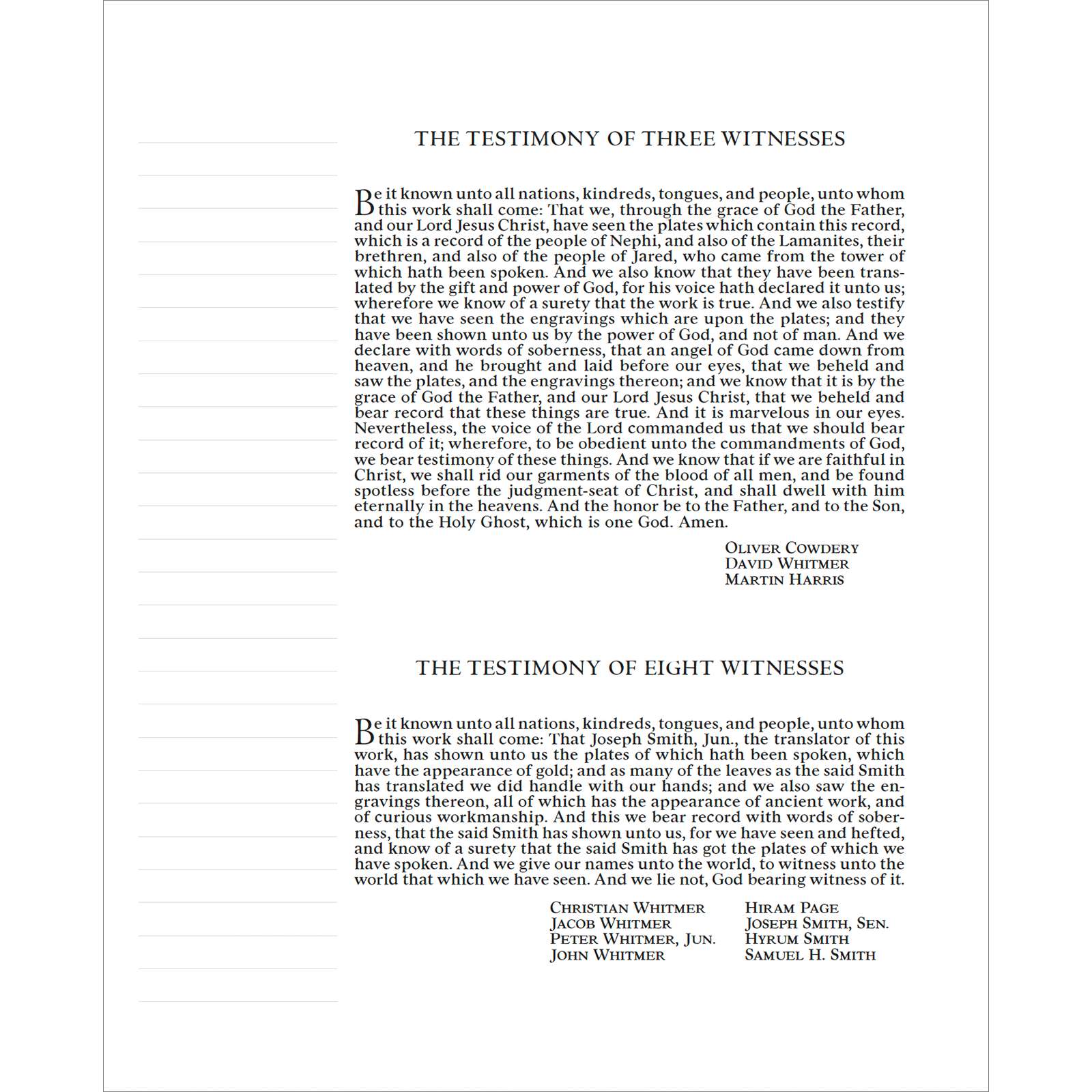 The Book of Mormon, Journal Edition, Faux Leather Lined (No Index), , large image number 3