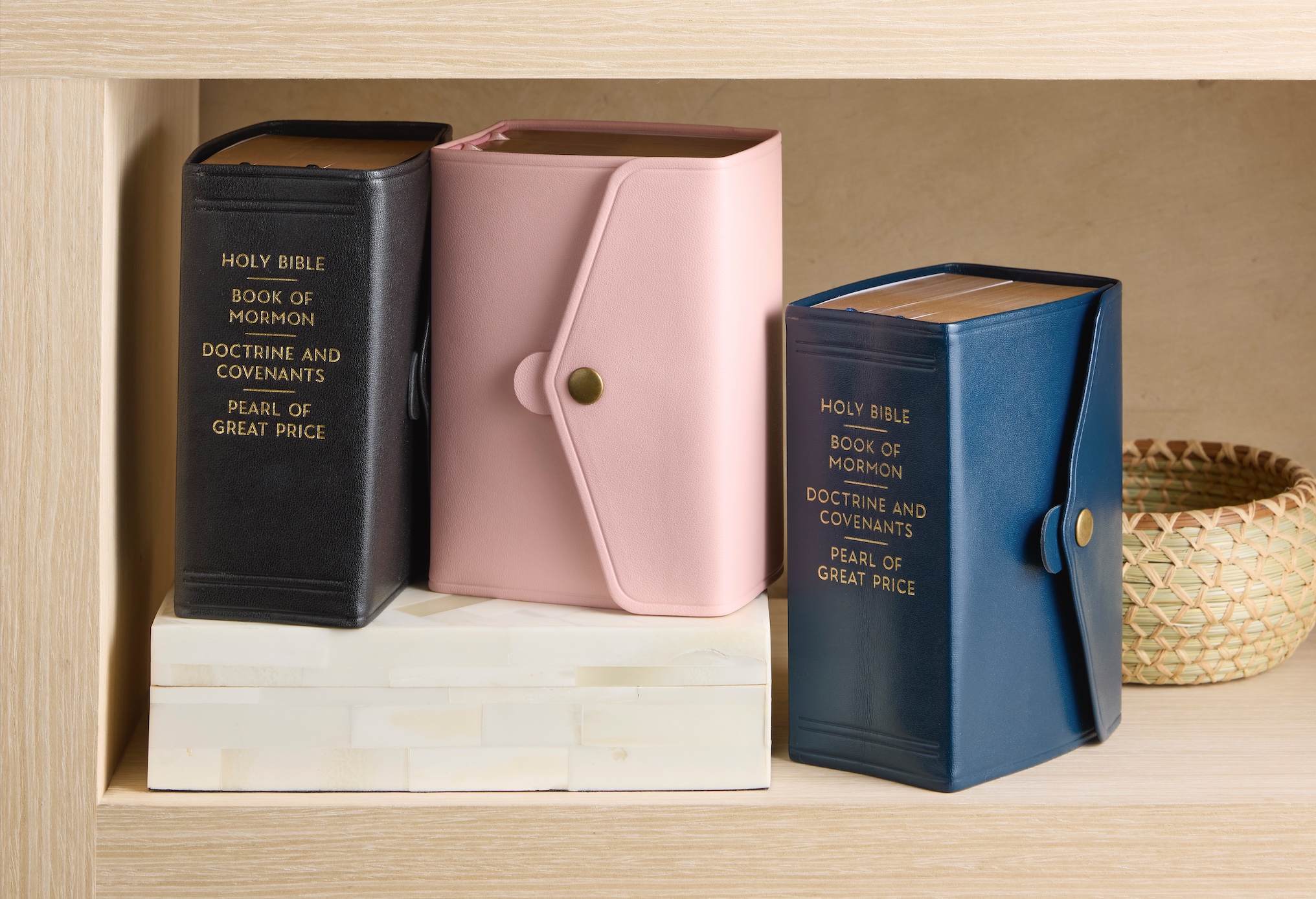 Genuine Leather Snap Quad Combination, Compact (Color Options)