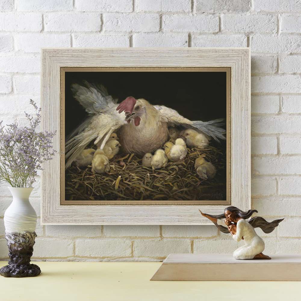 I Would Gather Thee (21x25 Framed Art), , large image number 2