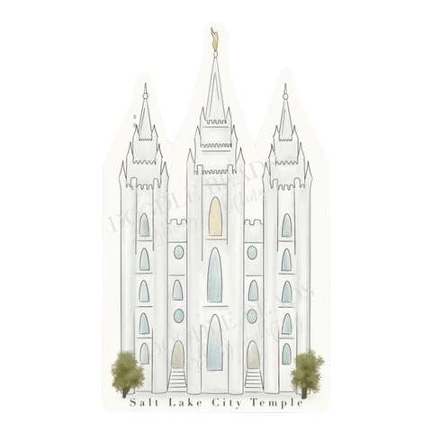 Salt Lake Temple Sticker