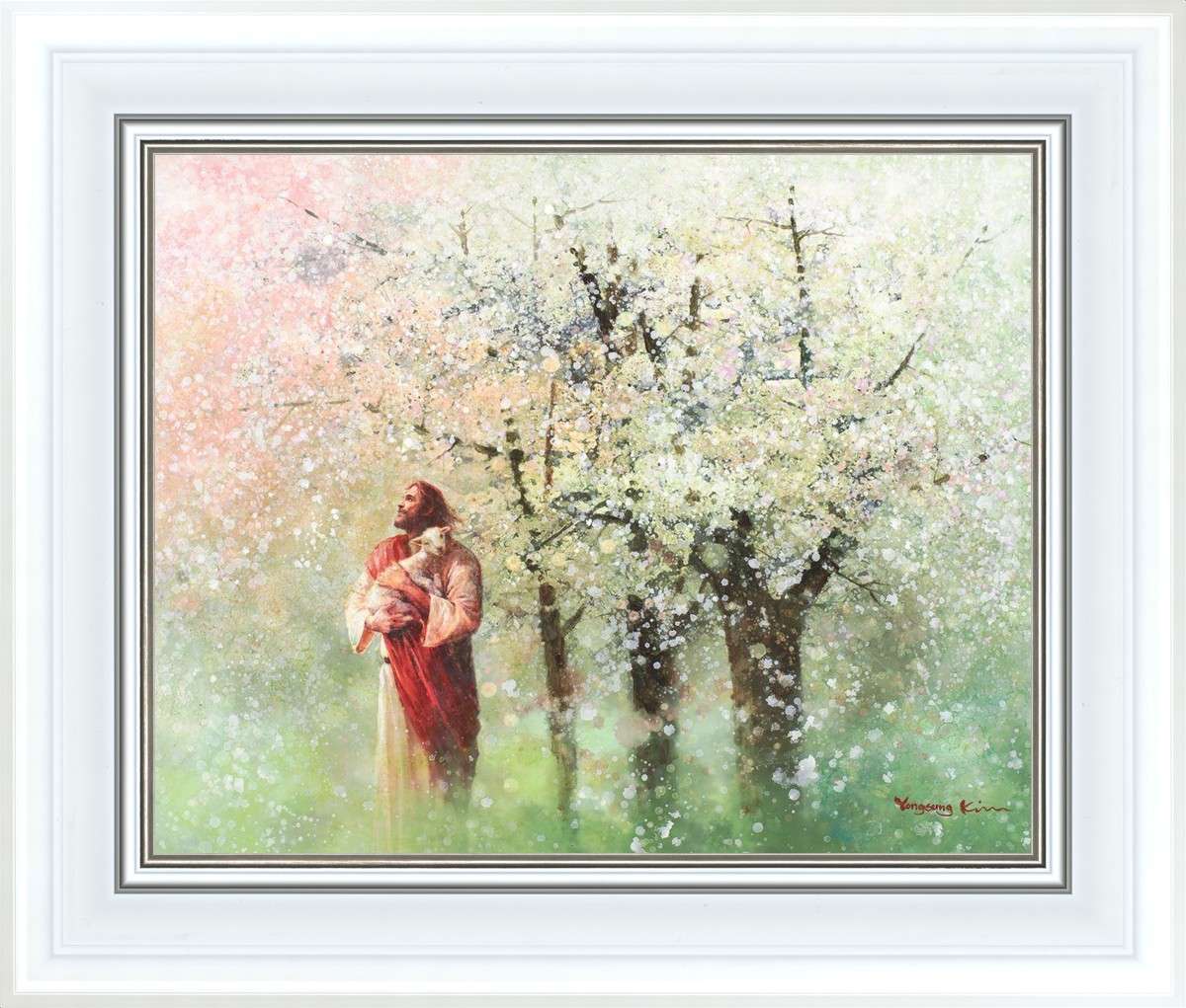 Heavenly Blossoms (22x26 Framed Art)