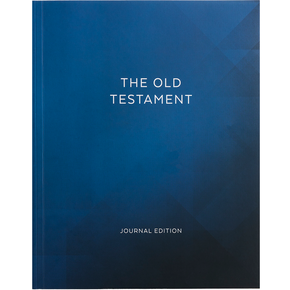 The Old Testament, Journal Edition, Large Print Blue