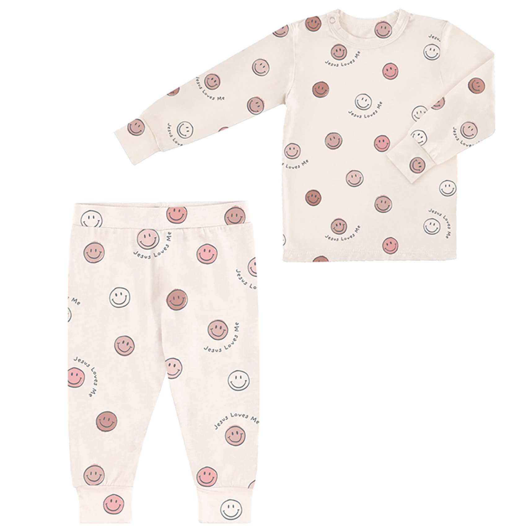 Jesus Loves Me Pajama Set (6-12 Months), , large