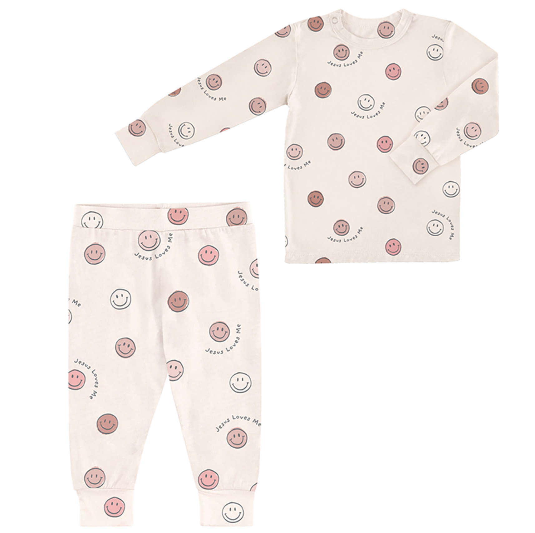 Jesus Loves Me Pajama Set (6-12 Months), , large image number 1