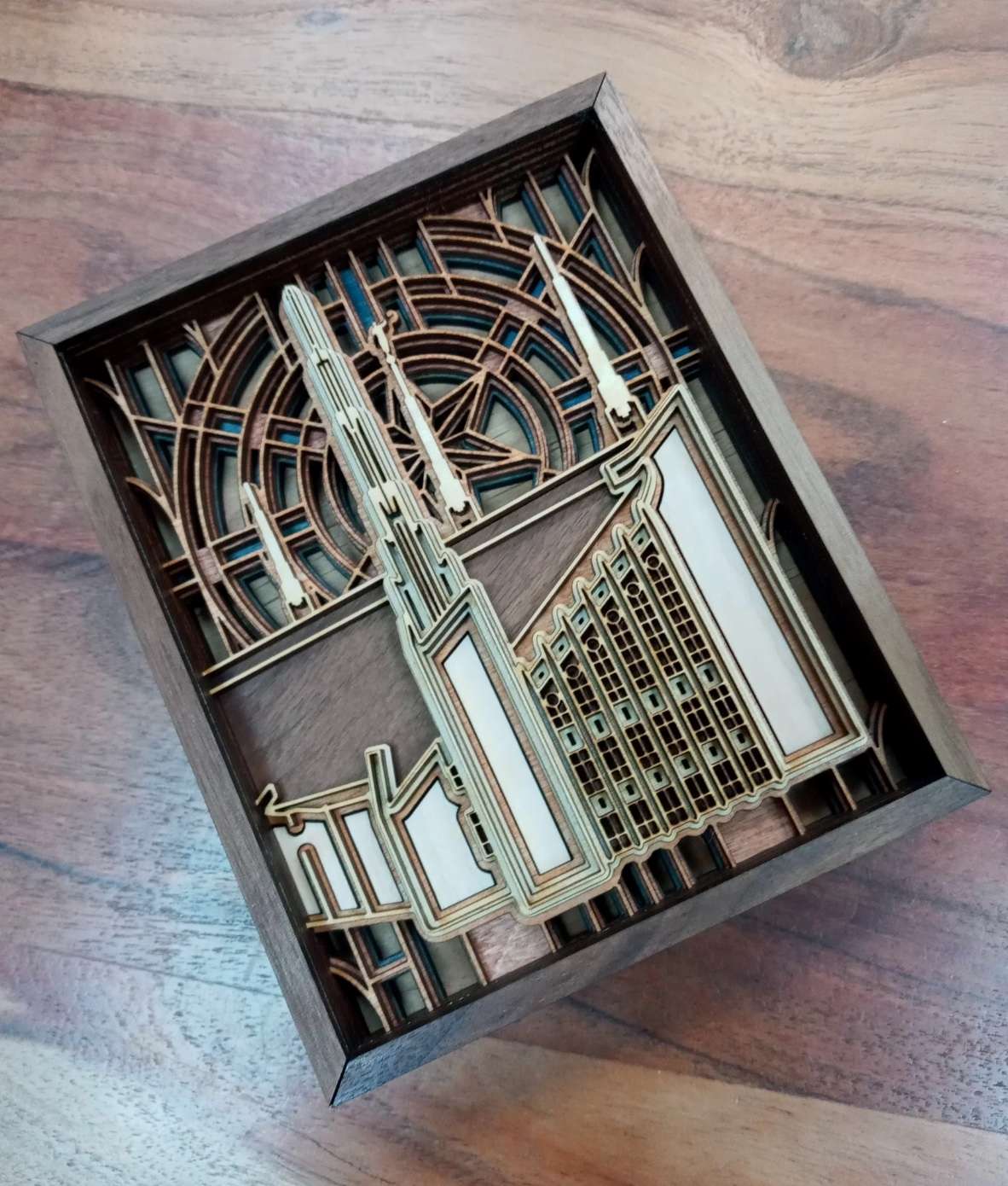Las Vegas Nevada Temple Layered Wood Plaque, , large image number 2