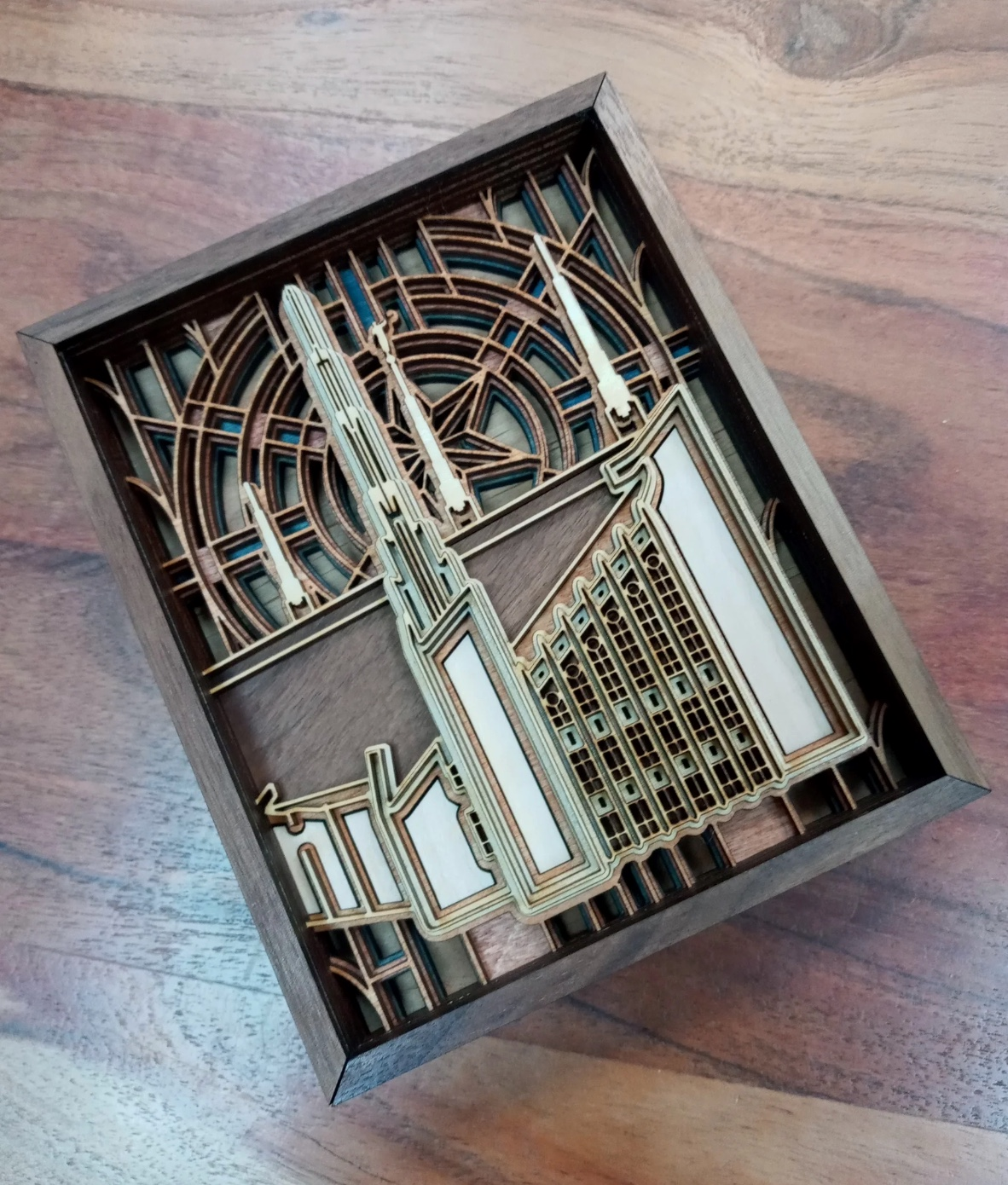 Las Vegas Nevada Temple Layered Wood Plaque, , large image number 2