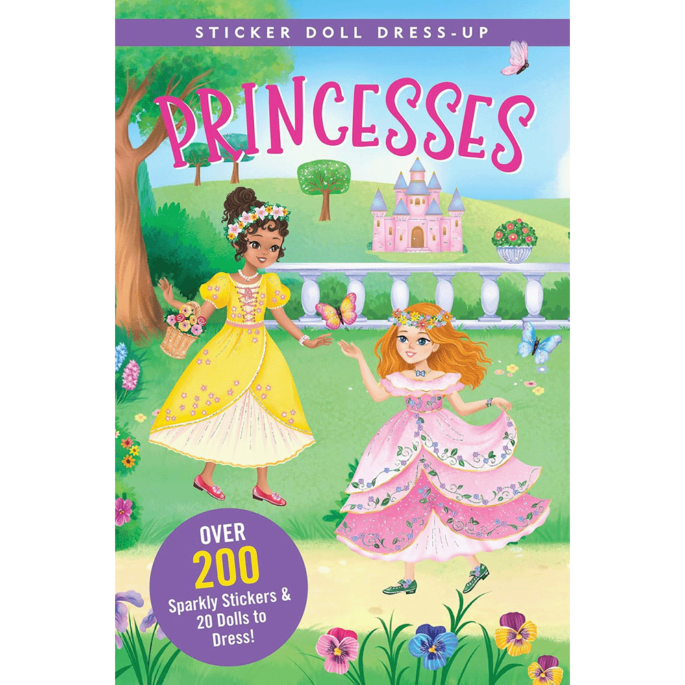 Princesses Sticker Doll Dress-Up Book
