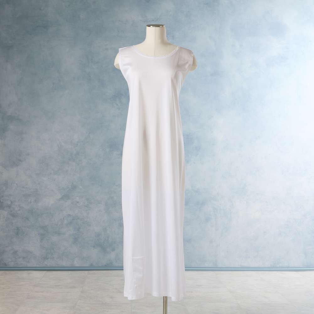 Nylon Cap Sleeve Temple Dress Slip Nylon Cap Sleeve Temple Dress Slip