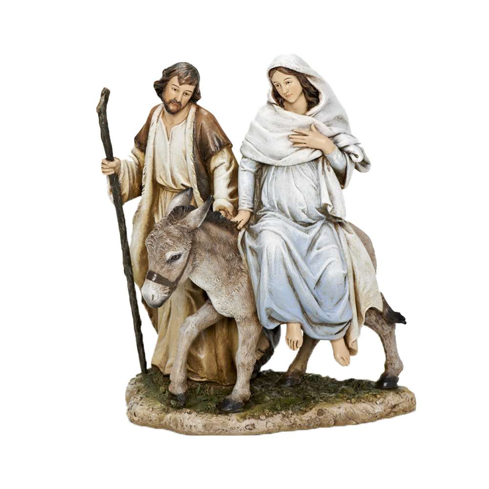 Journey to the Inn Resin Nativity Figurine