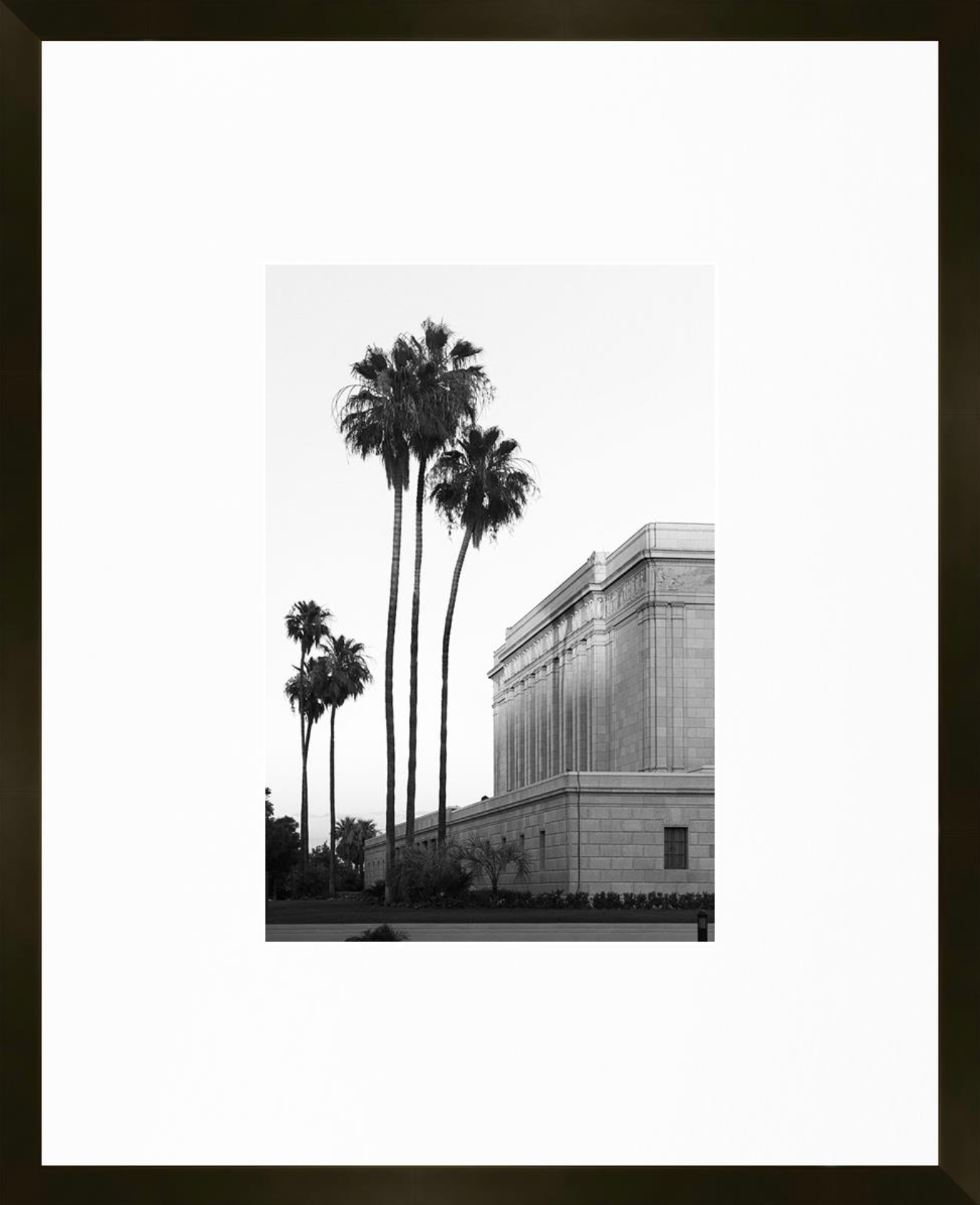 Mesa Temple, Place of Peace (21x17 Framed Paper Print)