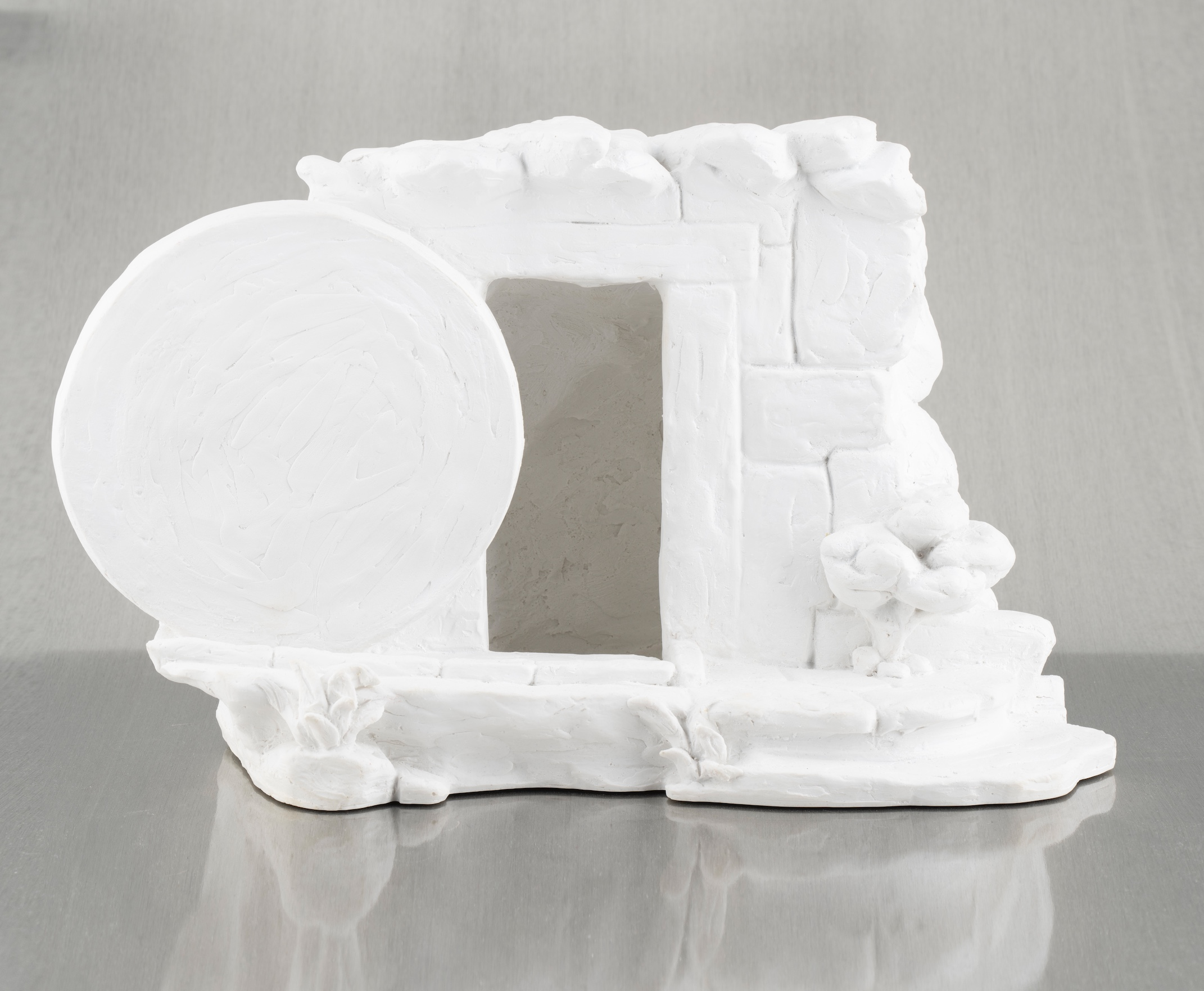 He is Risen Tomb Marble Resin Sculpture