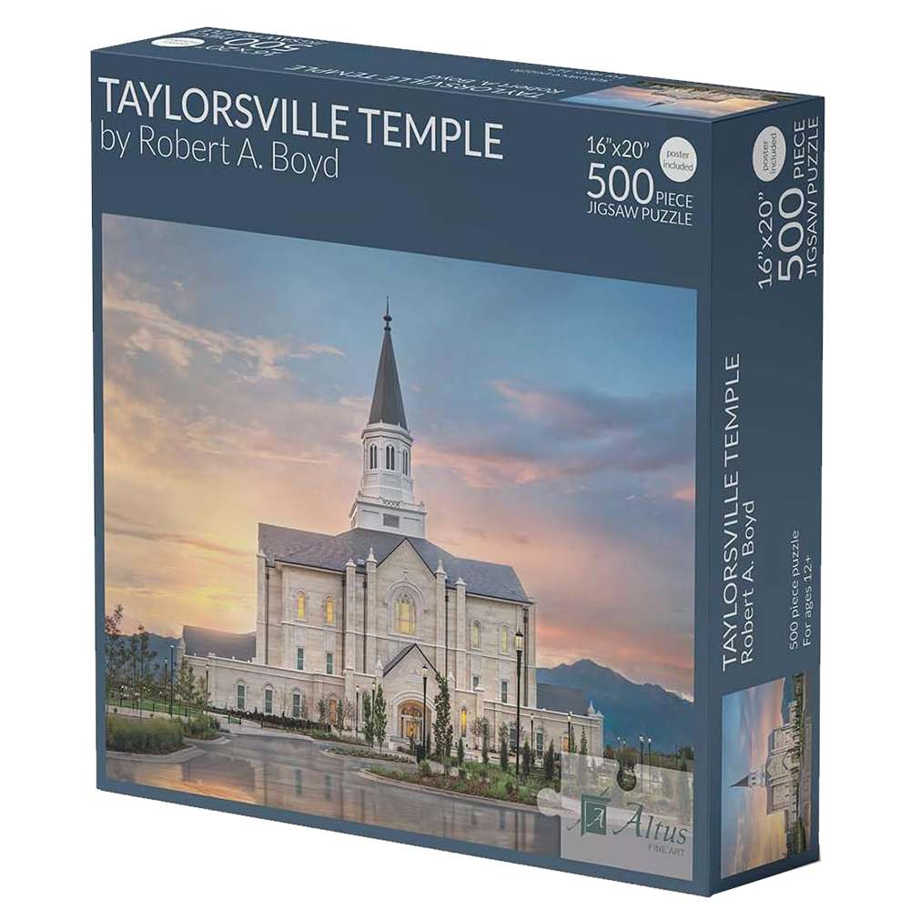 Taylorsville Temple 500 Piece Puzzle, , large