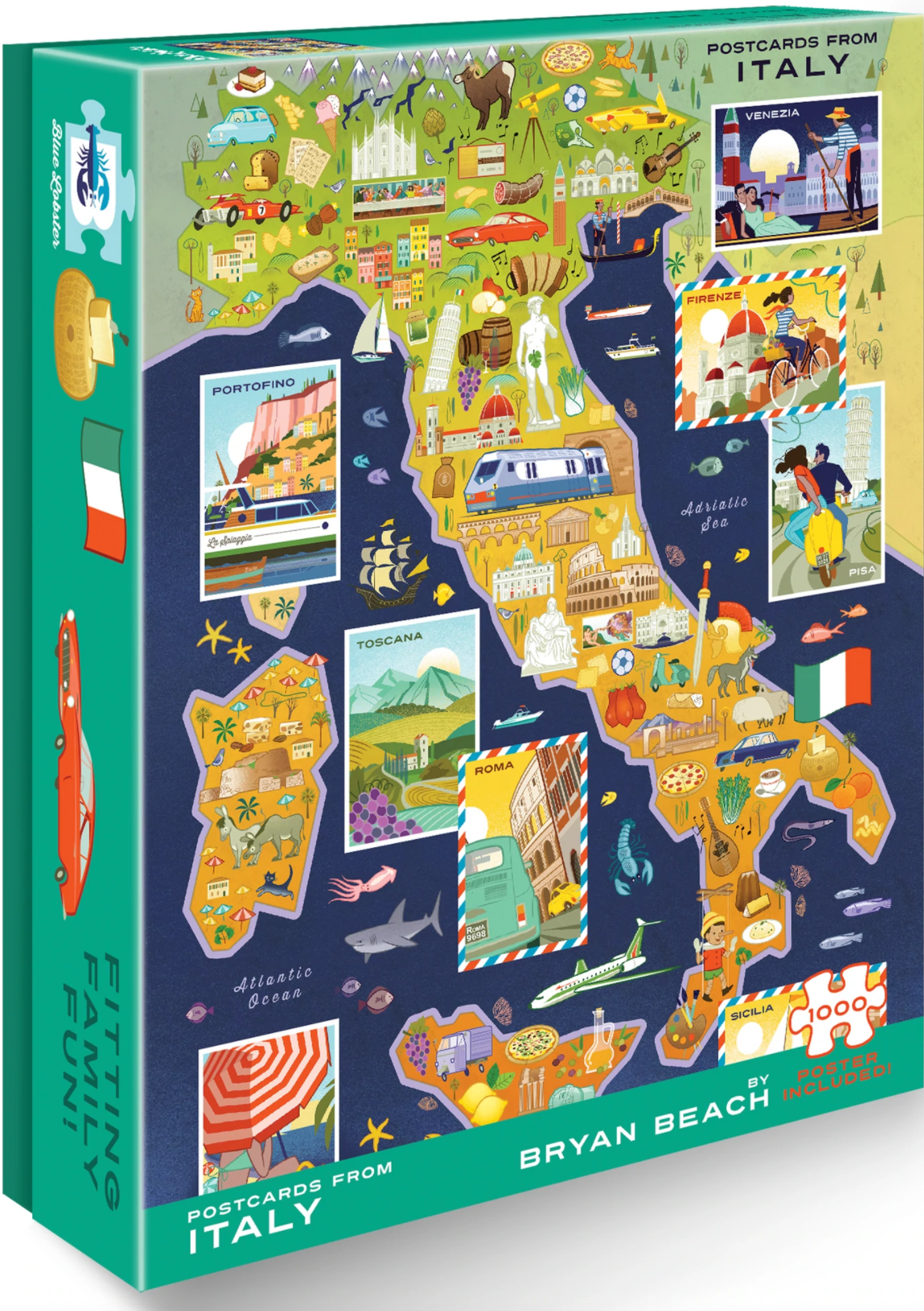 Postcards from Italy Puzzle (1000 Pieces), , large image number 0