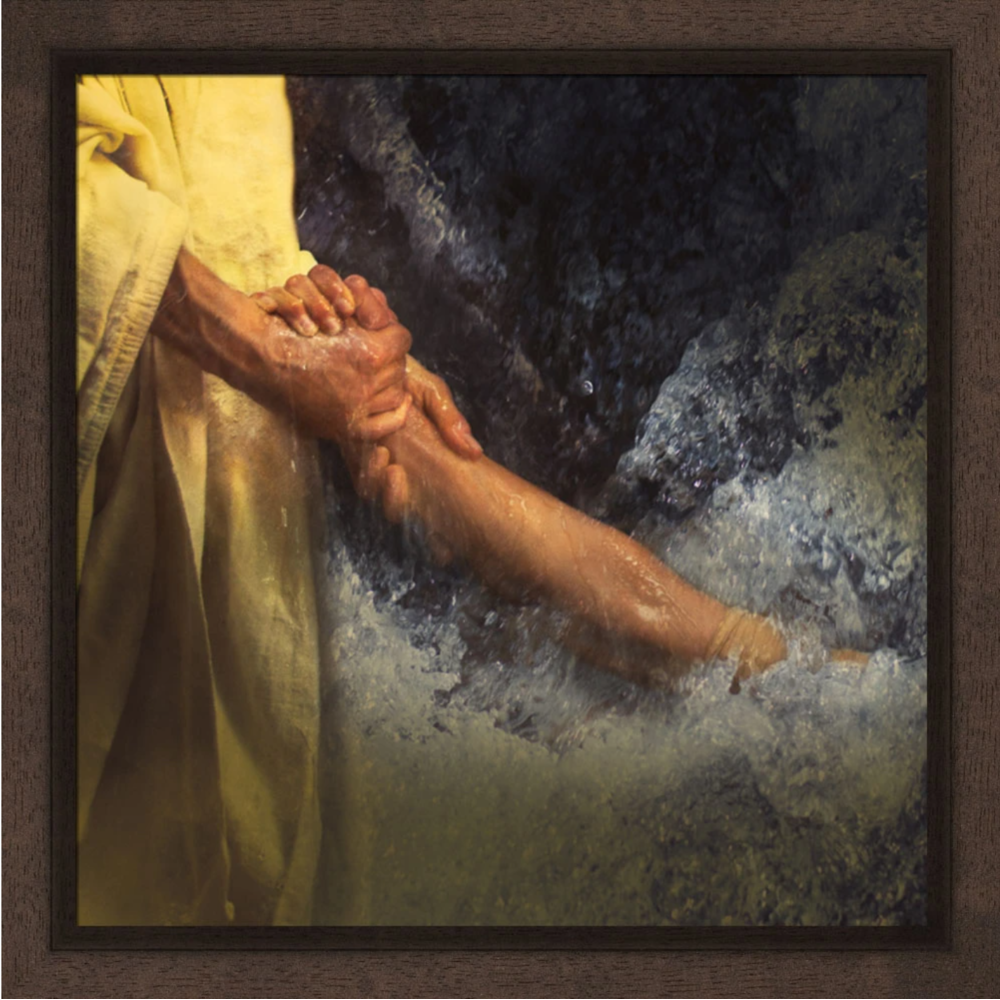 Lord Save Me (21x21 Framed Art), , large image number 0