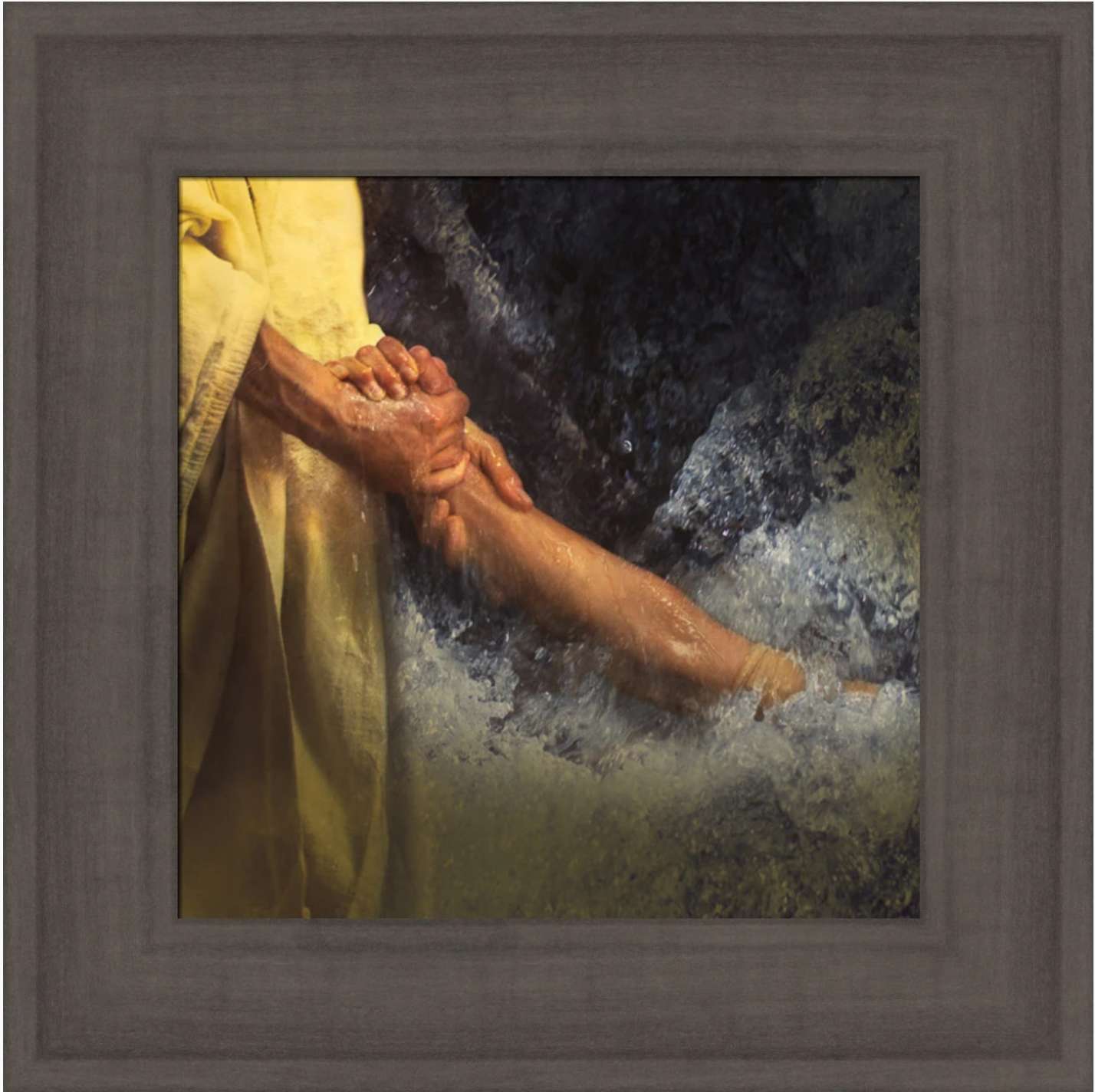 Lord Save Me (13x13 Framed Art)