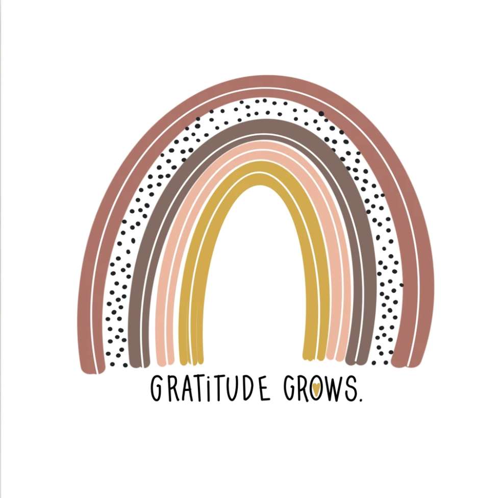 Gratitude Grows (7x7 Print)