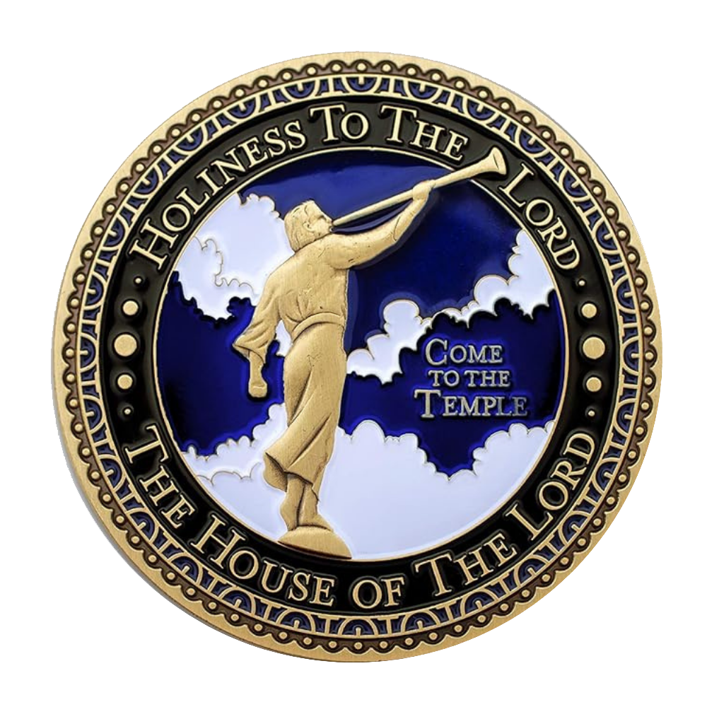 Orem Utah Temple Medallion Coin, , large