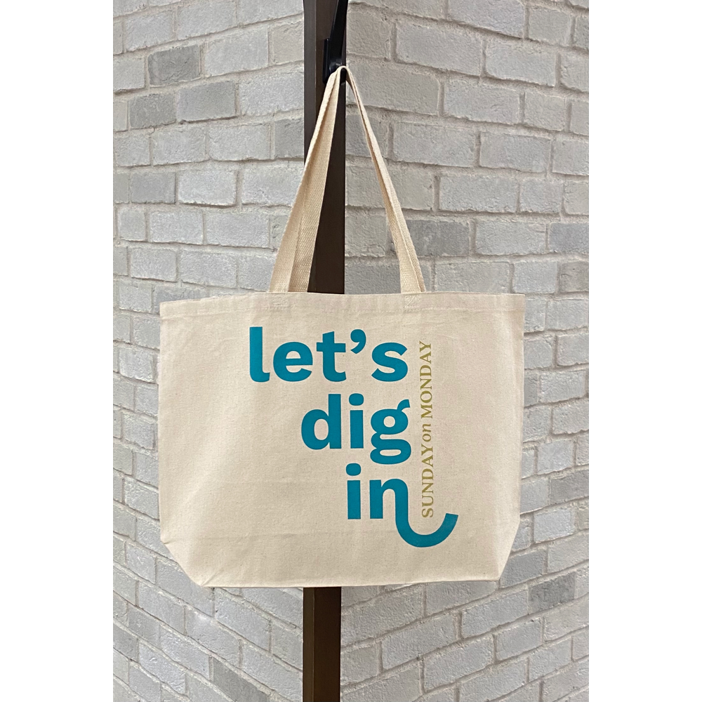 Tote Bag Let's Dig In,  Tote Bag Let's Dig In