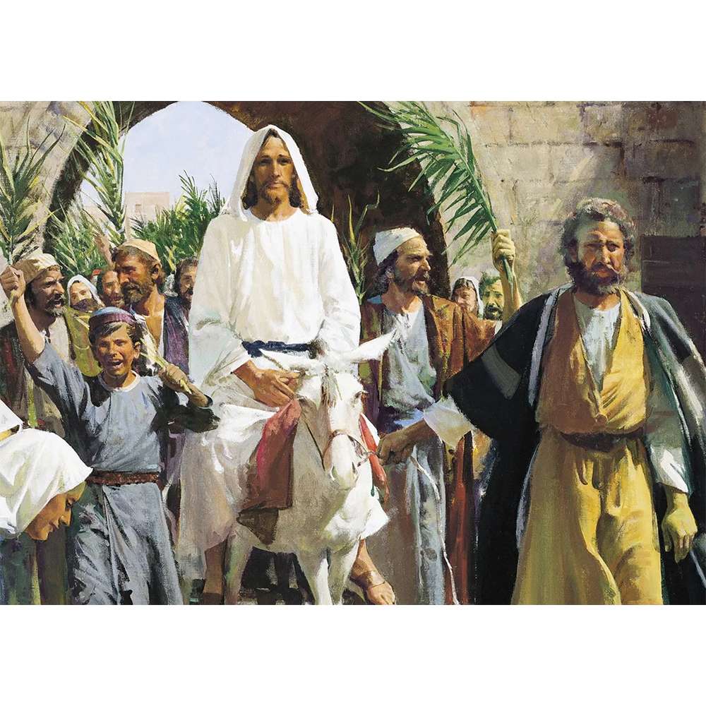 Triumphal Entry Palm Sunday - 5x7 Print, , large image number 0