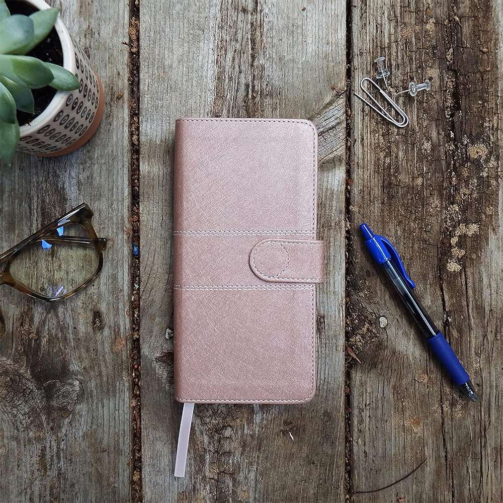 NIV Pocket Thinline Leather Bible Snap Close Pink, , large image number 3