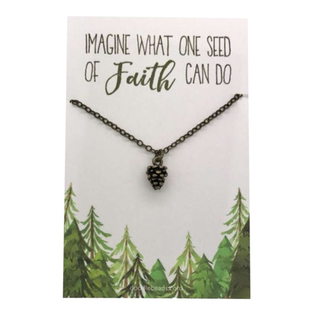 Imagine Pine Cone Necklace