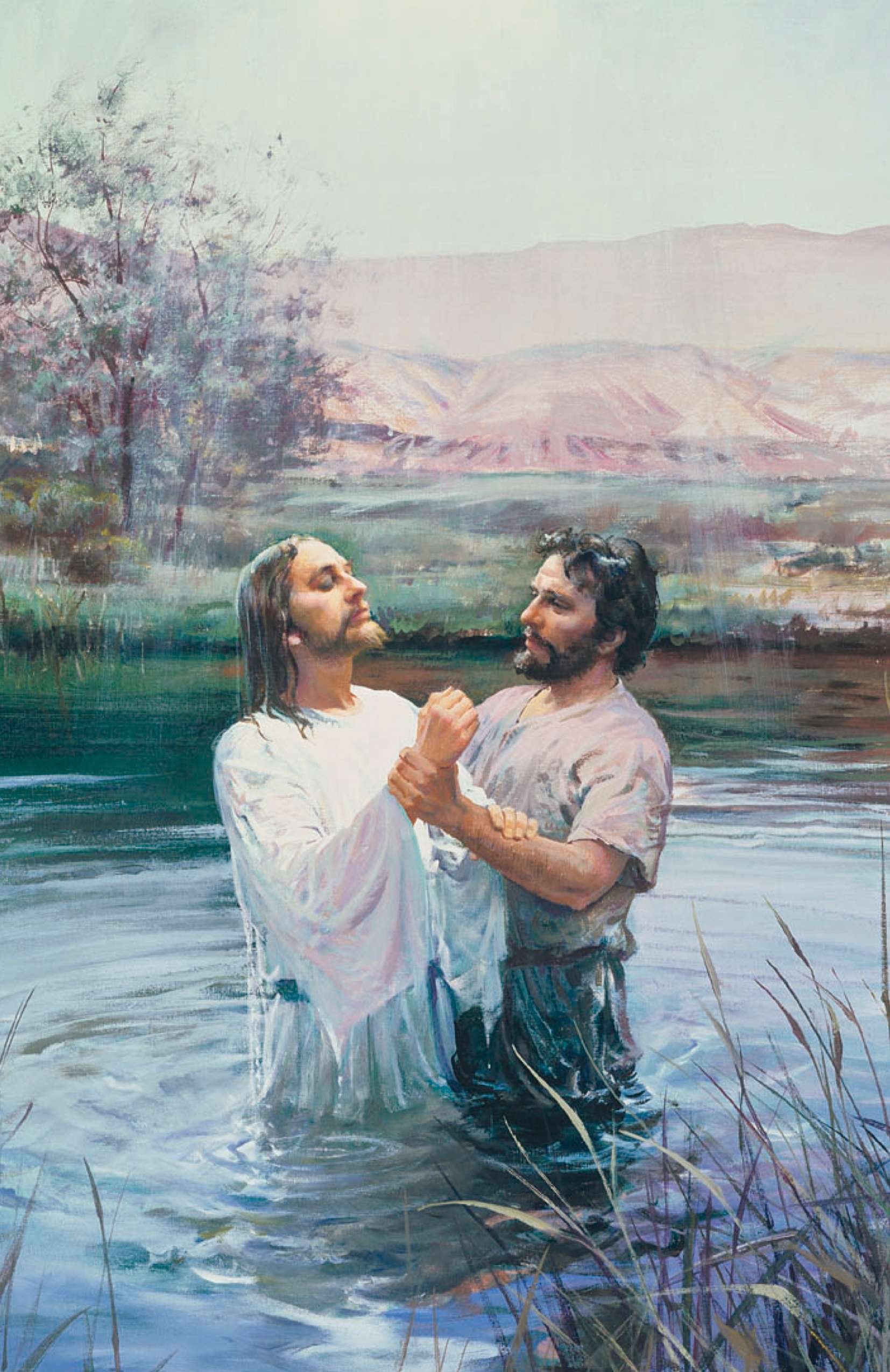 John Baptizing Jesus Program Cover, , large