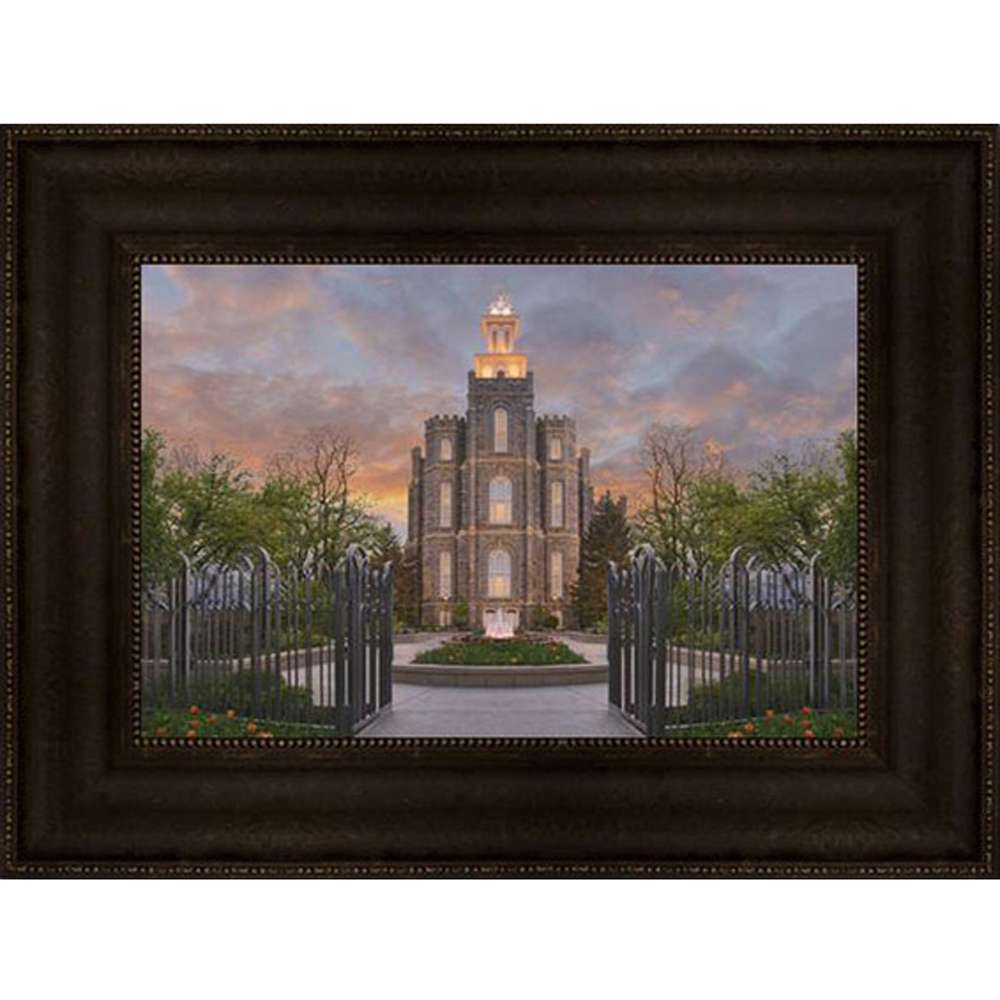 Logan Temple (19x25 Framed Giclee Canvas), , large image number 0