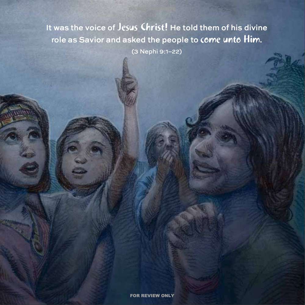 Jesus and the Nephites, , large