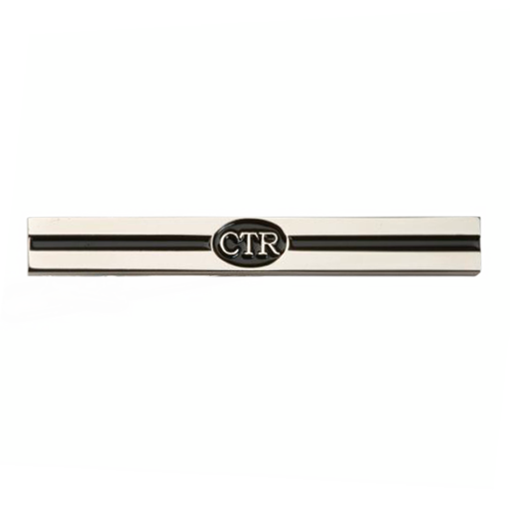 CTR Black Stripe Tie Bar, , large image number 1