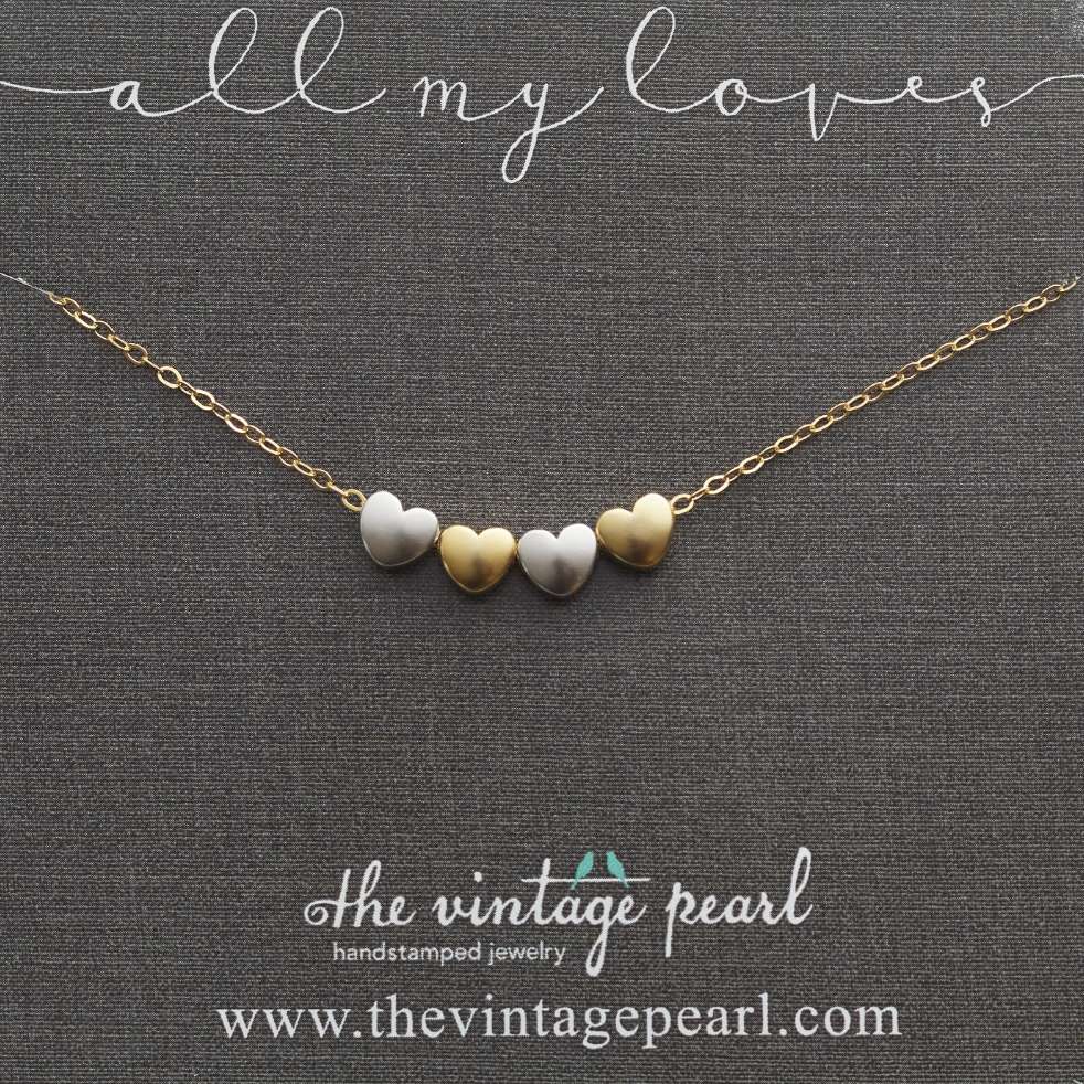 Four All My Loves Necklace