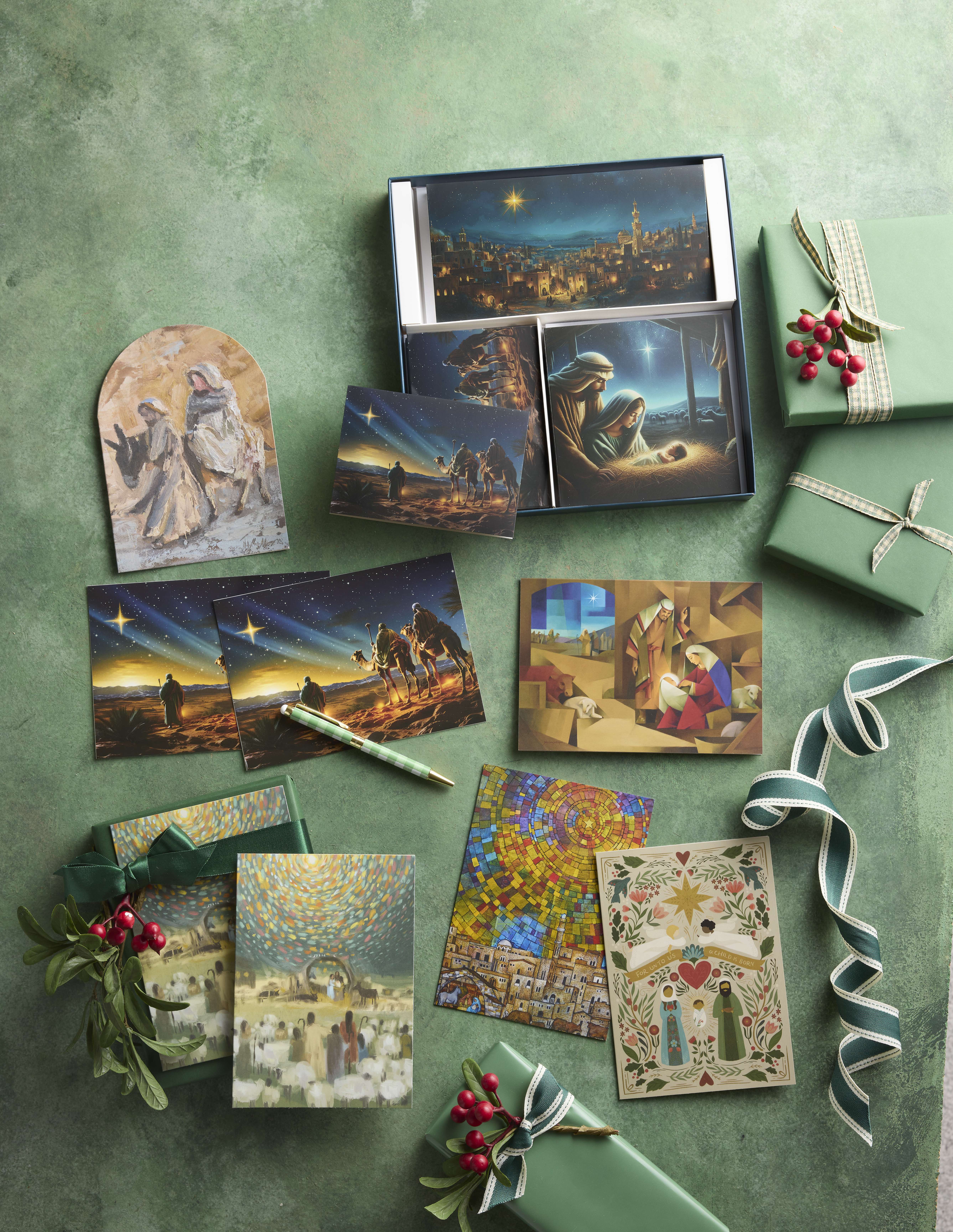 Christmas in Bloom Boxed Christmas Cards, , large image number 5