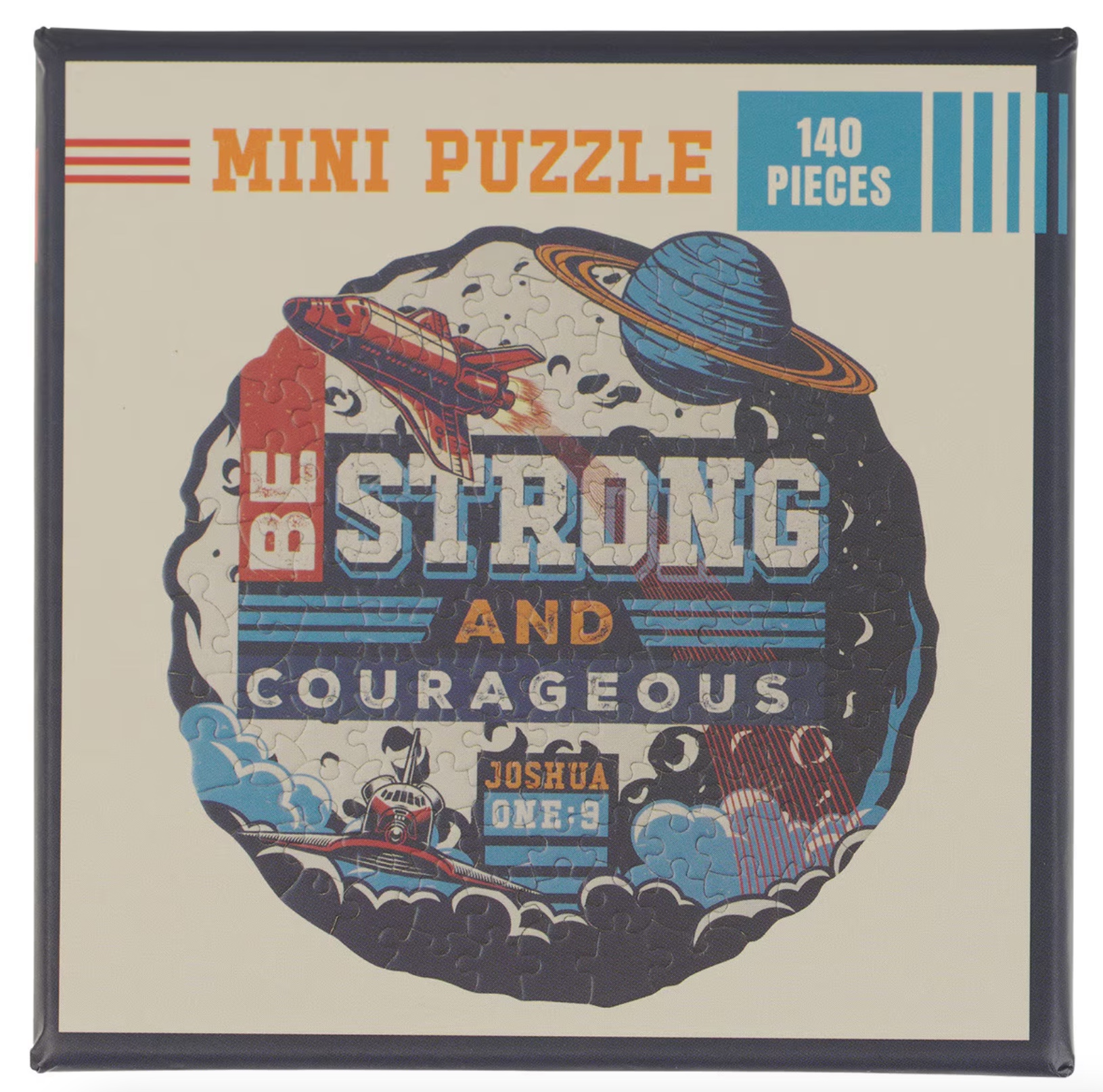 Be Strong and Courageous 140 Piece Puzzle