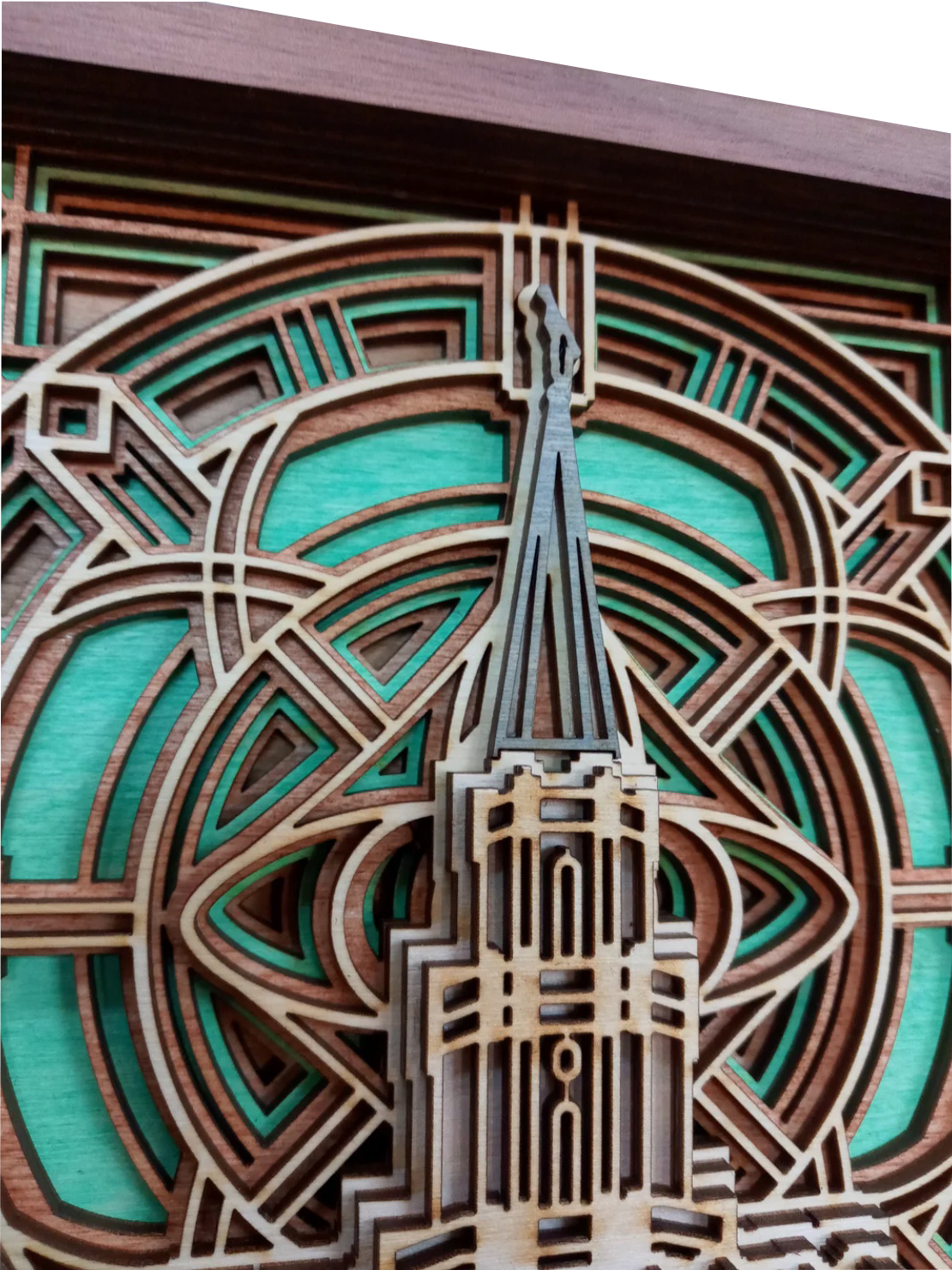 Houston Texas Temple Layered Wood Plaque, , large image number 2