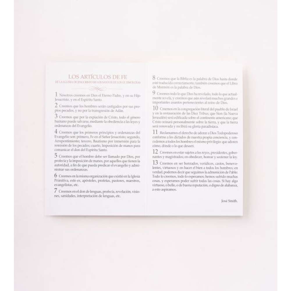 Articles of Faith Bifold Cards (Spanish), , large image number 3