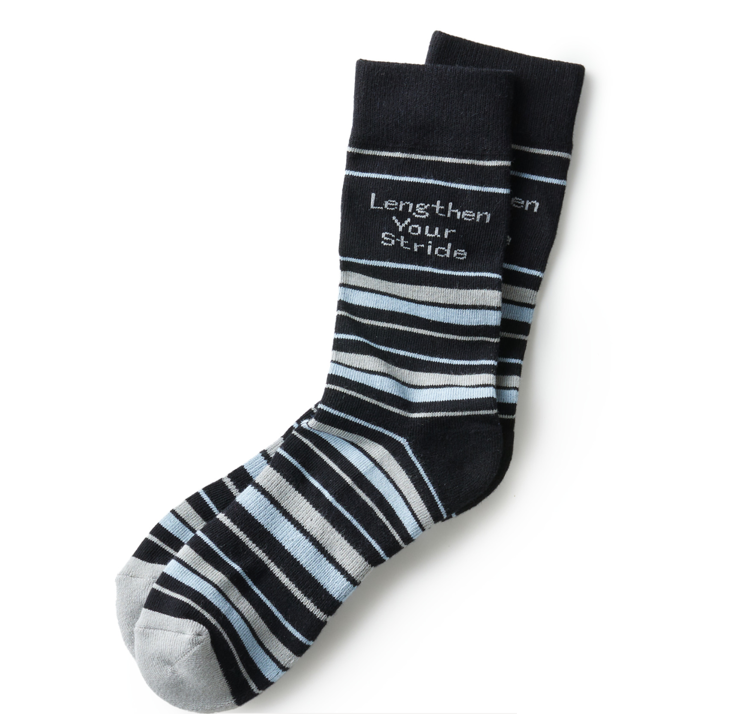Lengthen Your Stride Striped Socks, , large image number 0