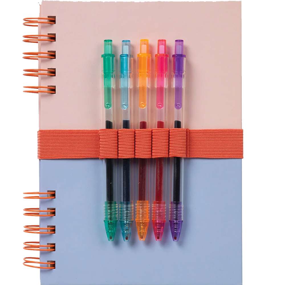 Journal Coral & Salt Water W/Pens