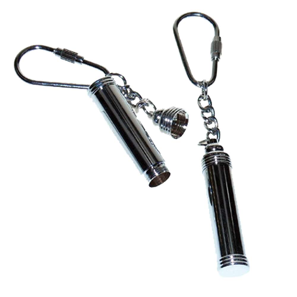 Screw Top Oil Vial with Bottle (Silver)