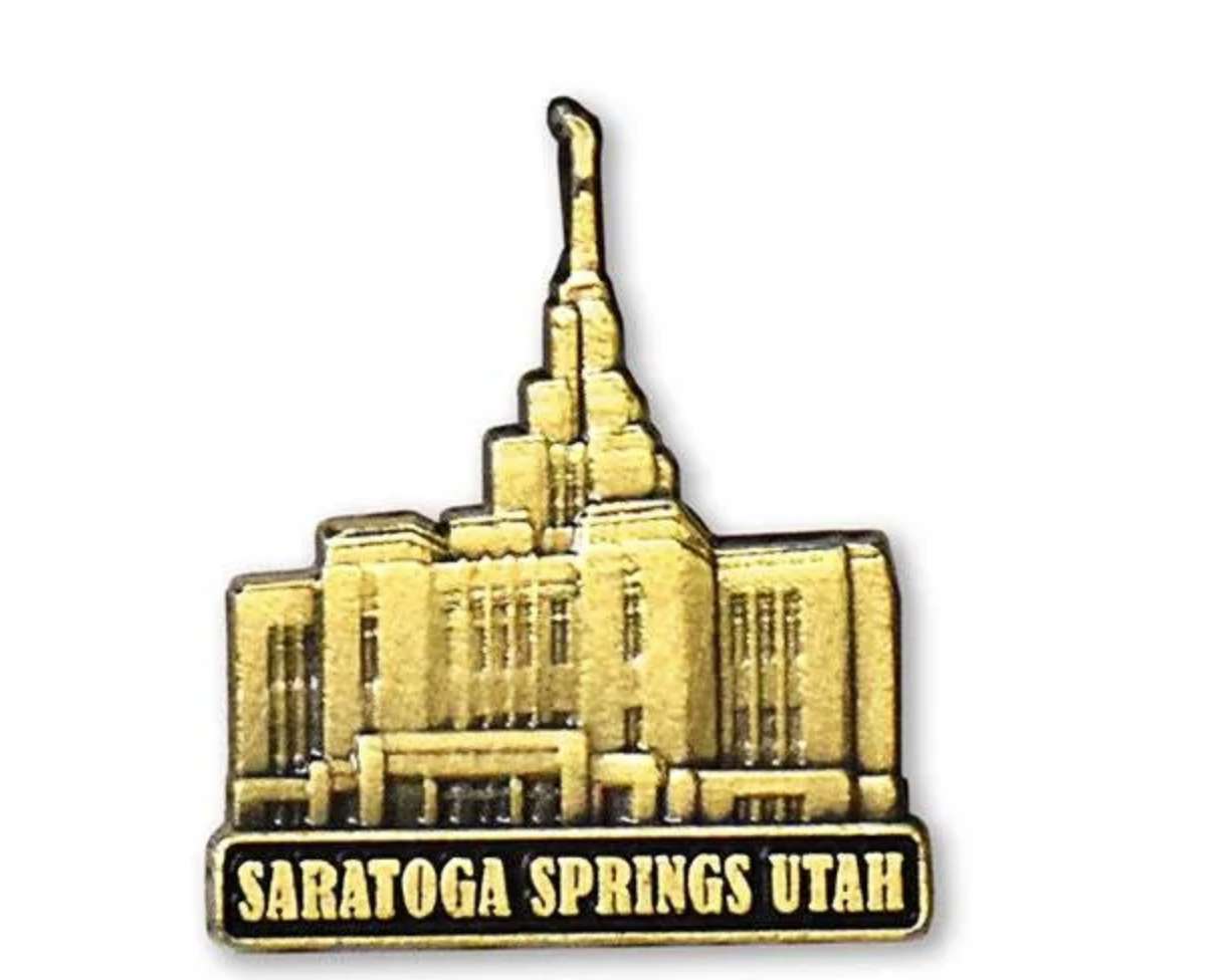 Saratoga Springs Temple Pin, , large