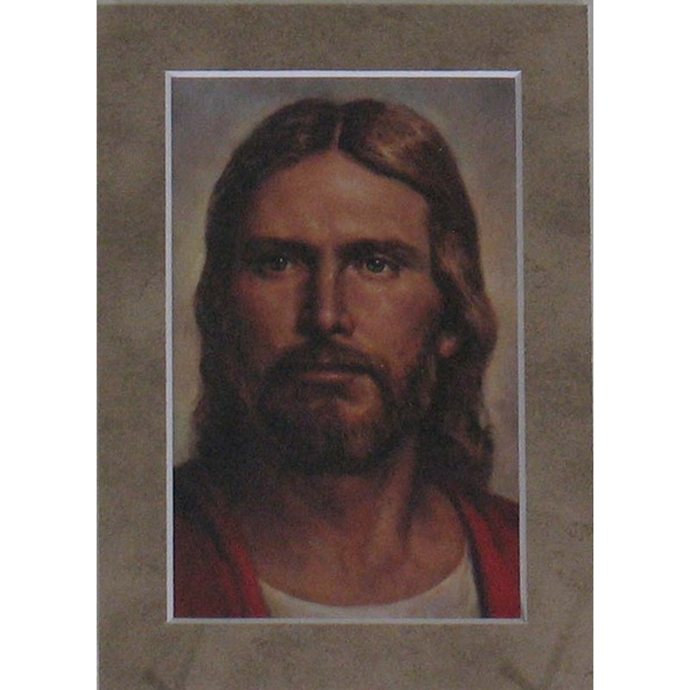 Christ in Red Robe - 5x7 Matted Print, , large image number 0