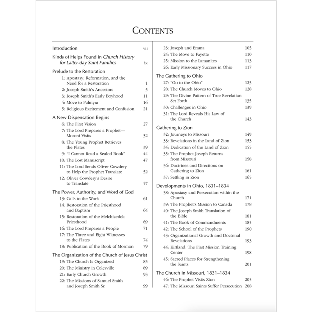 Church History for Latter-day Saint Families, , large