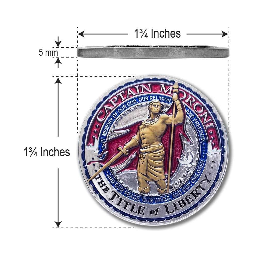 Captain Moroni Medallion Coin, , large