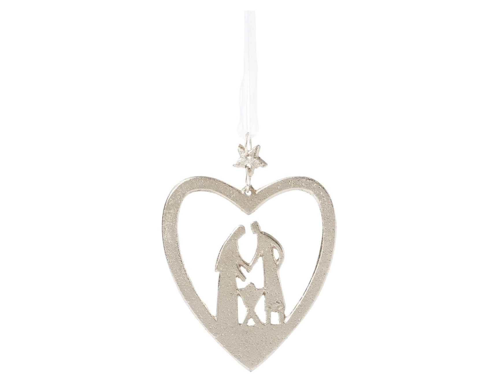 Holy Family Heart Ornament