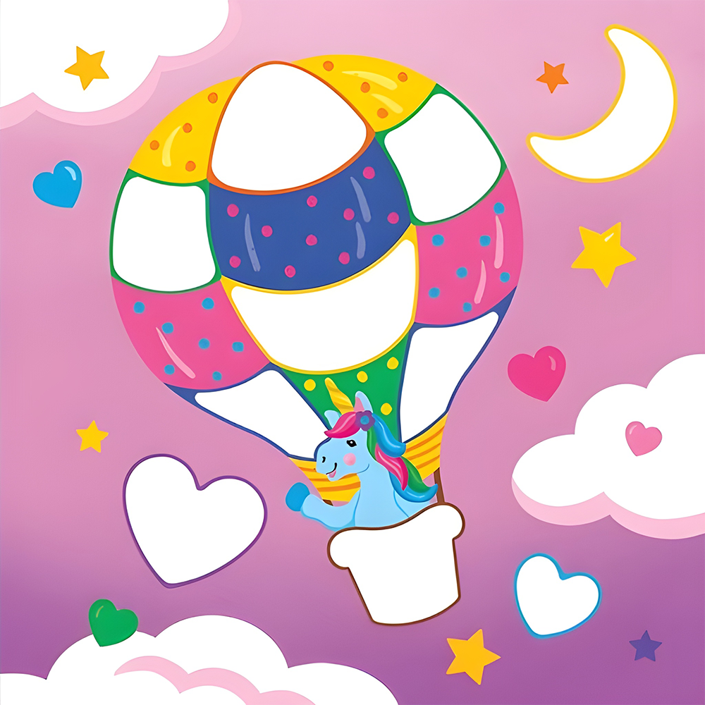 Color-By-Dots Sticker Book Unicorns, , large image number 4