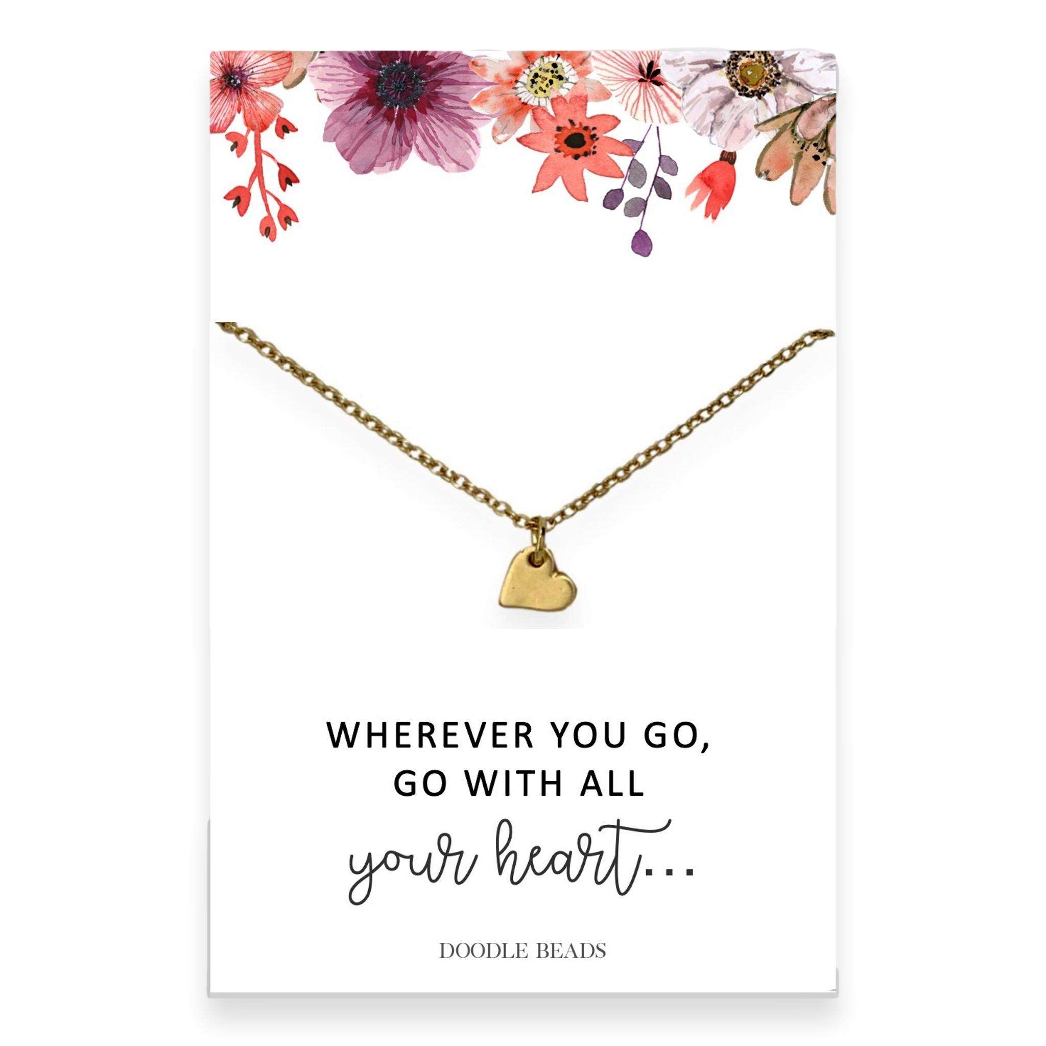 Wherever You Go Heart Necklace